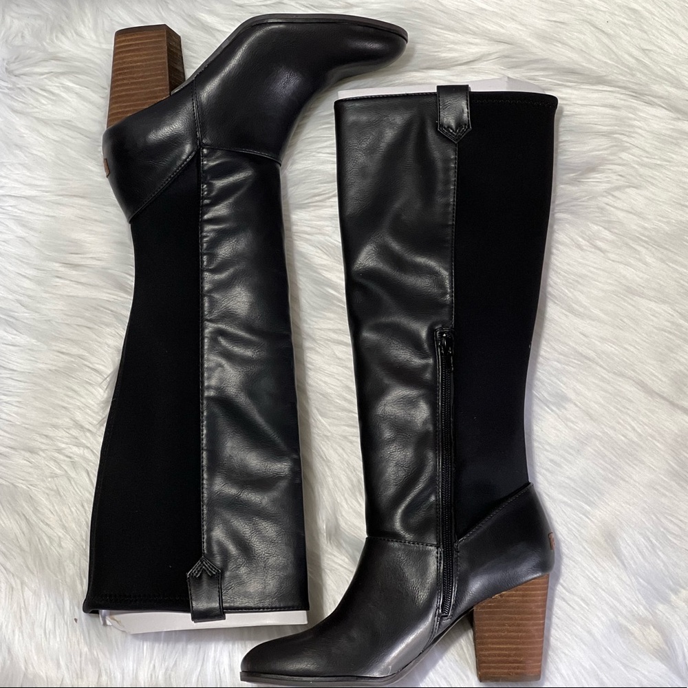 New DR. SCHOLL'S WOMENS A-OKAY TALL BOOT - BLACK - Picture 5 of 14